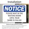 Signmission Please Wait In The Waiting Room Until Your, 10 in W x Rectangle, Vinyl Decal OS-2PACK-NS-D-710-L-17640 - alternate 3